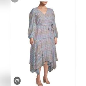 Calvin Klein Multicolor Long Sleeve Dress Sz 4